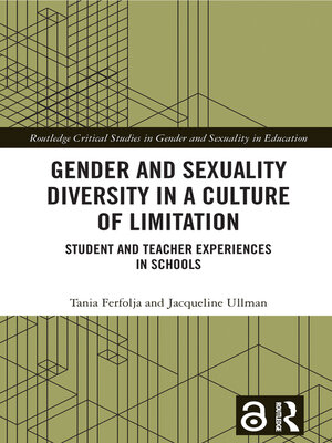 cover image of Gender and Sexuality Diversity in a Culture of Limitation